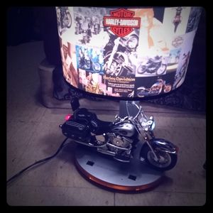 VINTAGE Harley Davidson lamp